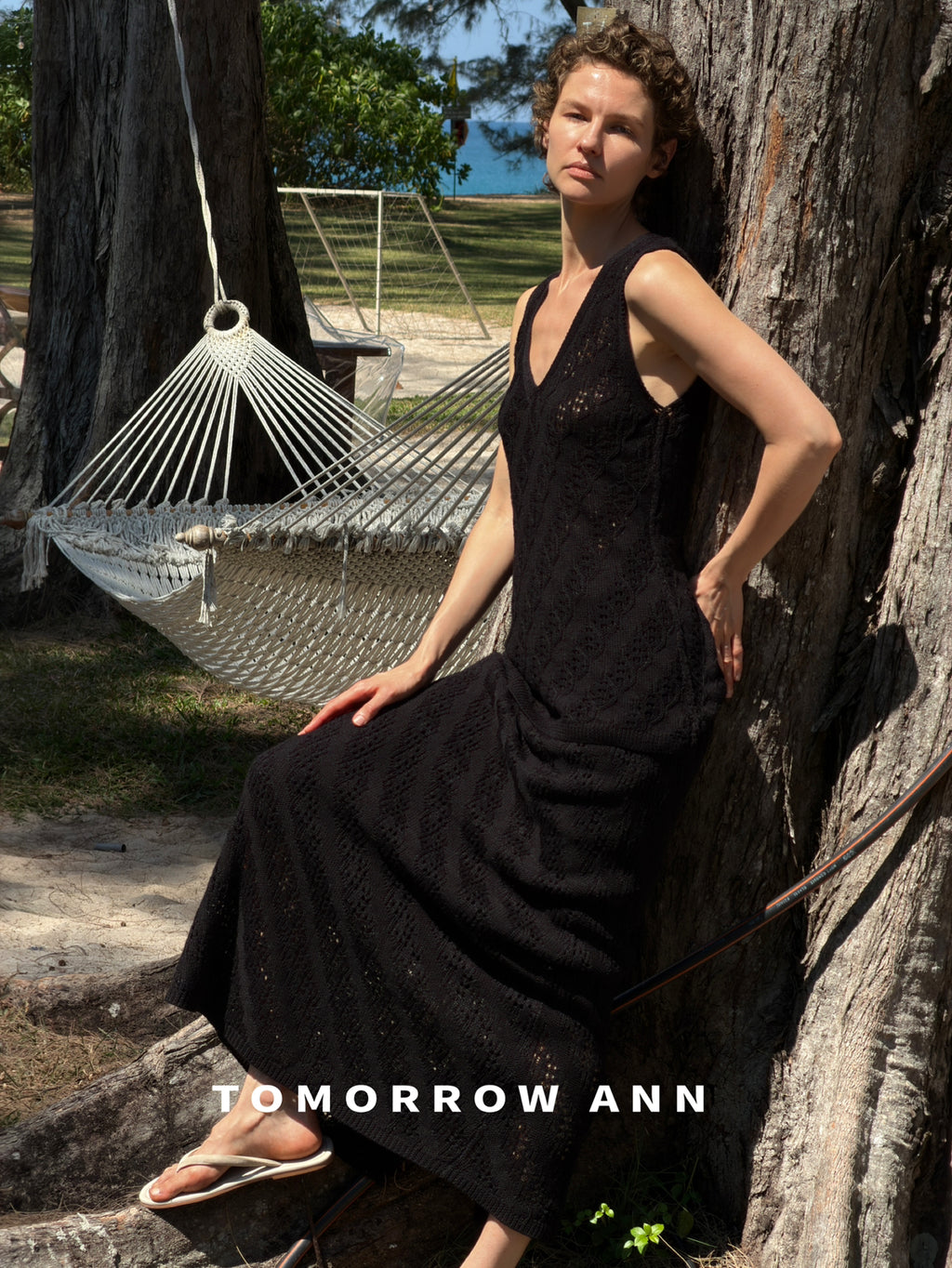 [TOMORROW ANN] Elegant Slim Fit Knit Dress & Vest Two-Piece Set - 2026 Spring Collection