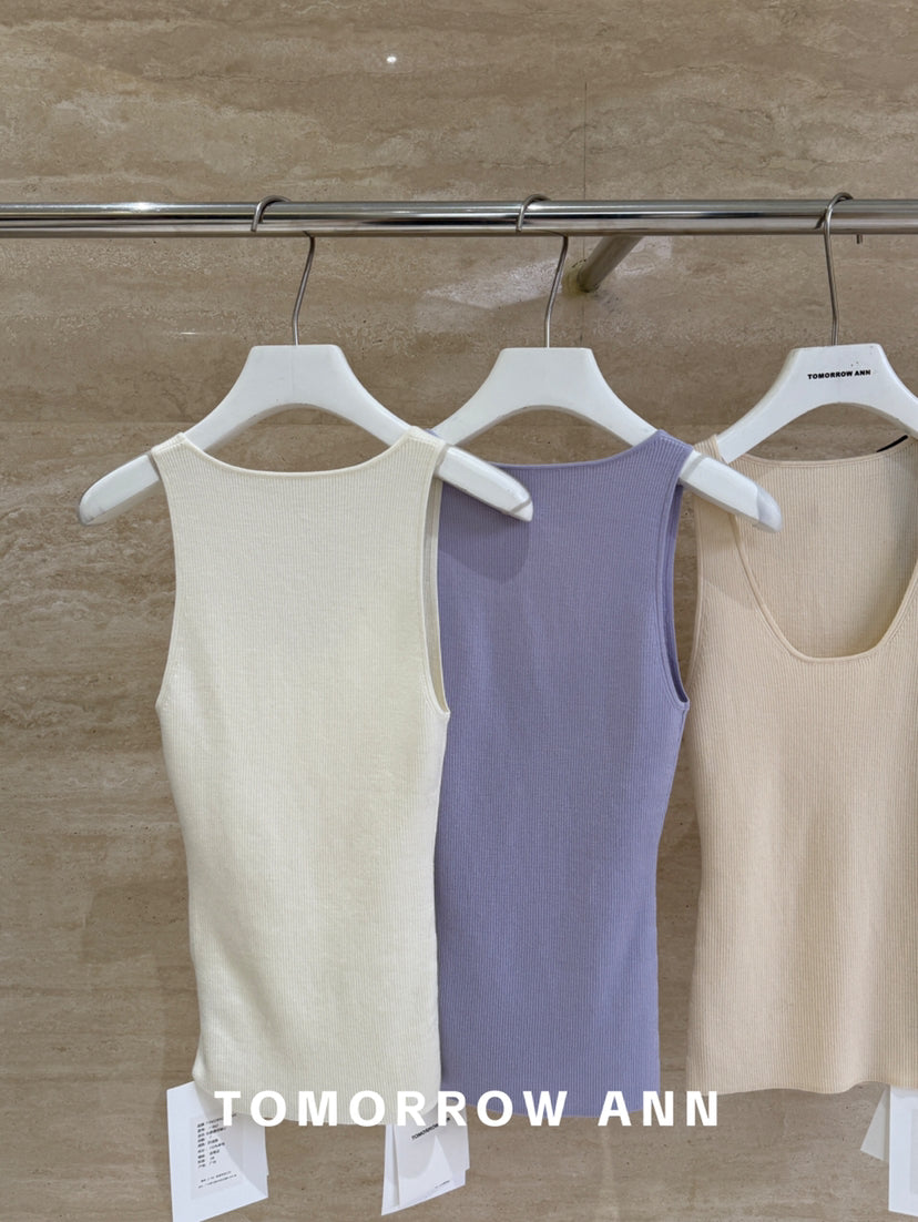 Autumn New Arrival! 【TOMORROW ANN】Design Sense Minimalist Versatile Slimming Vest (100% Wool) 11862# OZQ