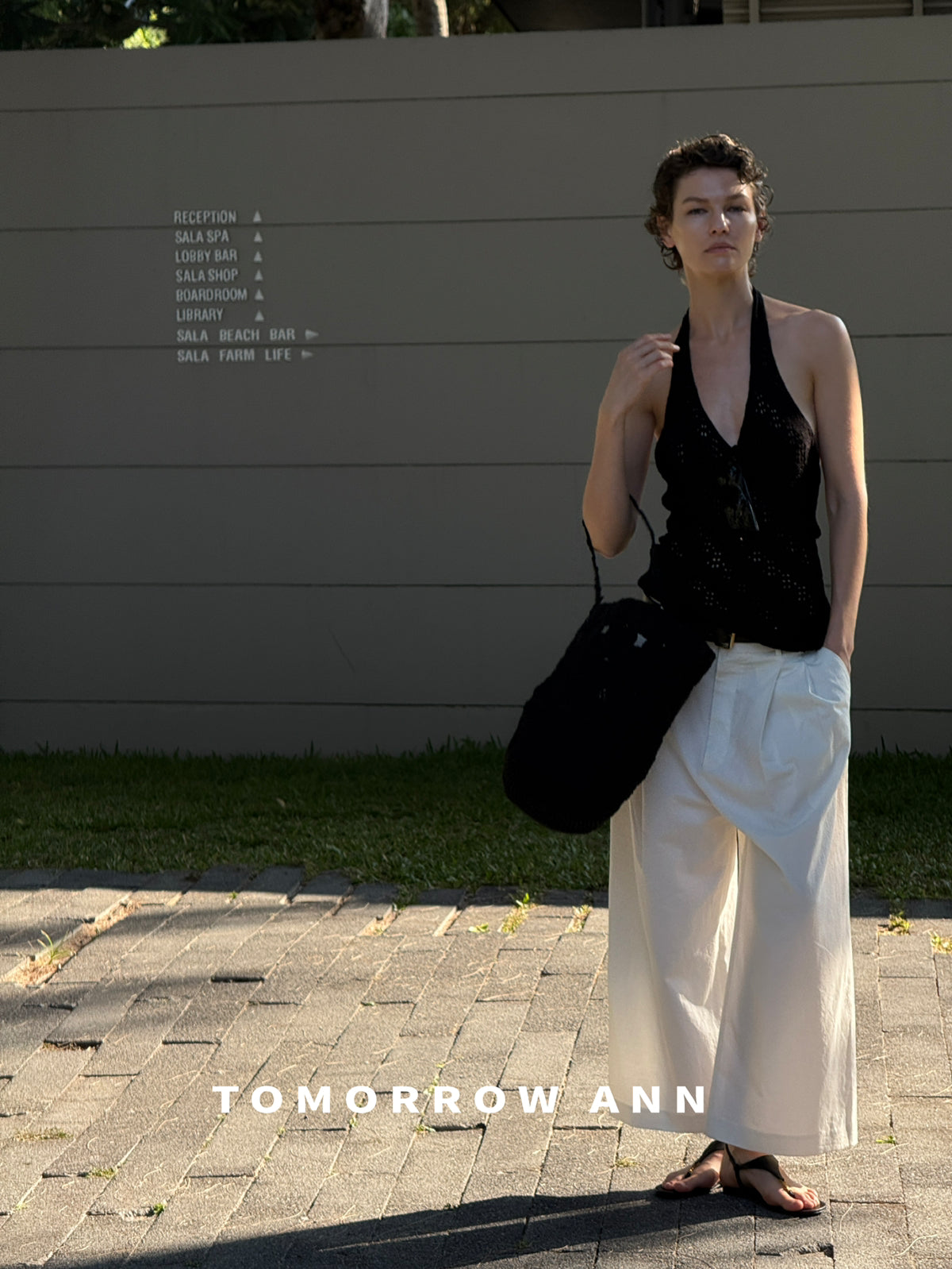 Early Spring 2026! 【TOMORROW ANN】Designer Versatile Halter Neck Fashion Vest 12731# OZQ