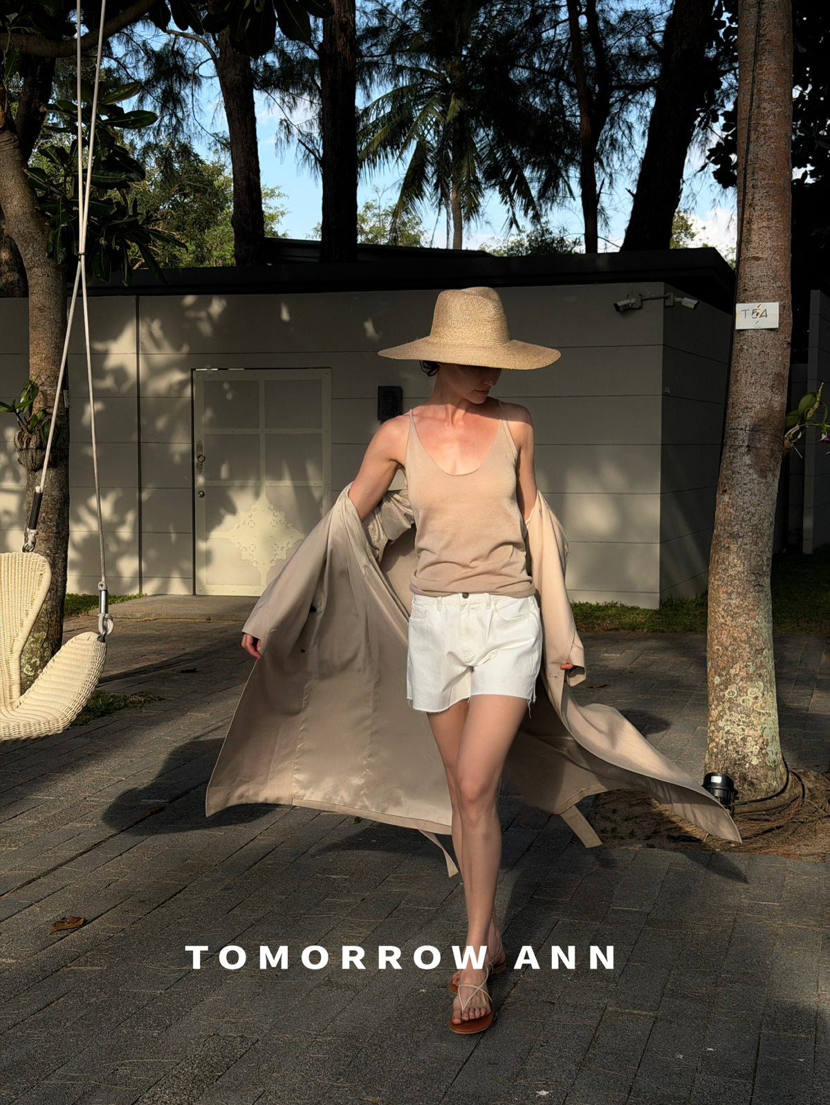 TOMORROW ANN High-Waisted Washed Denim Shorts - Versatile Spring Casual Essentials