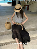 TOMORROW ANN Spring 2026 Minimalist Sequin Versatile Fashion Vest
