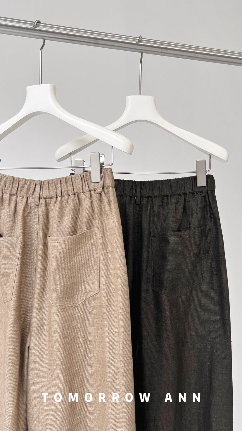 2026 Early Spring [TOMORROW ANN] Chic Slimming Straight-Leg Casual Pants