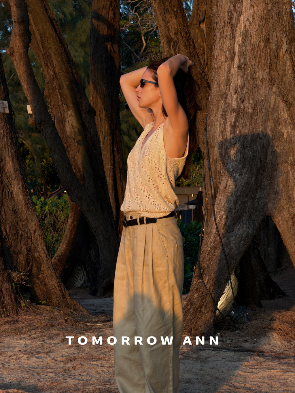 2026 Early Spring! 【TOMORROW ANN】Simple Versatile Slim-Fit Fashion Casual Pants (With Belt) 12392# OZQ