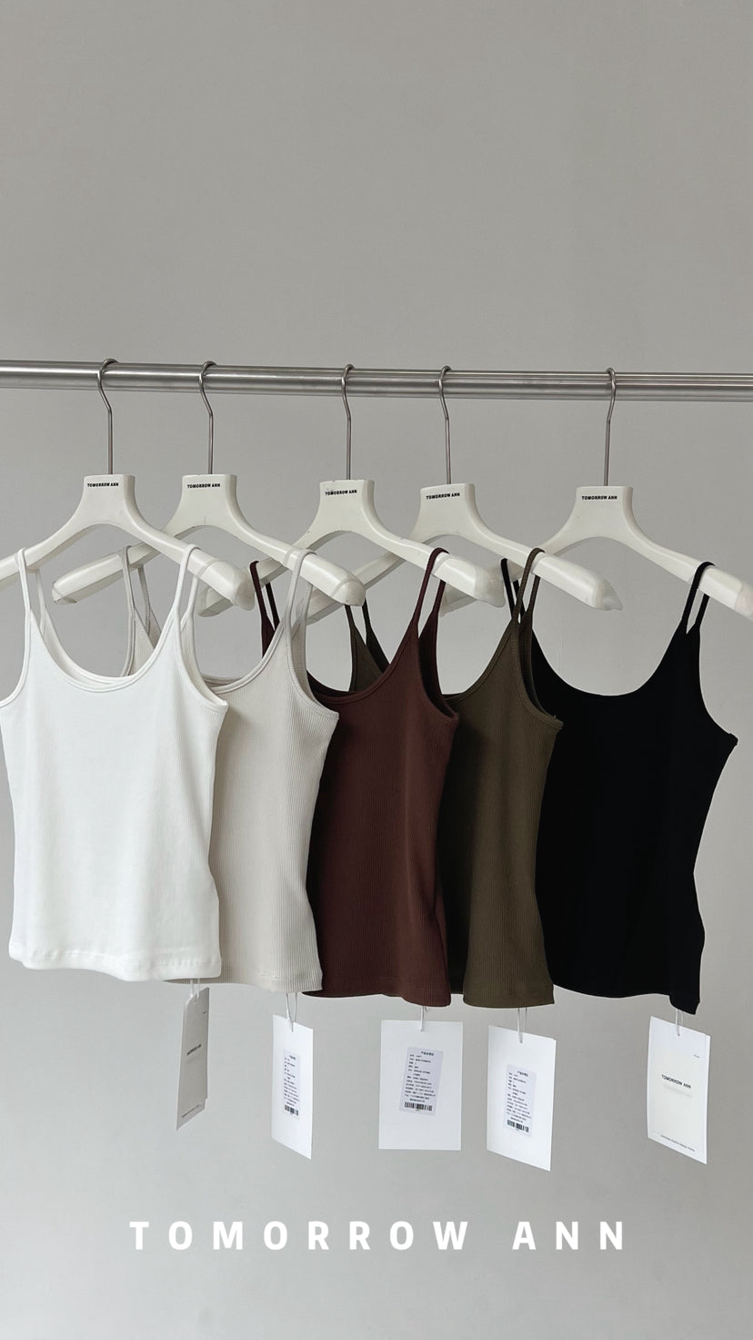 TOMORROW ANN Spring 2026 Minimalist Chic Versatile Casual Camisole