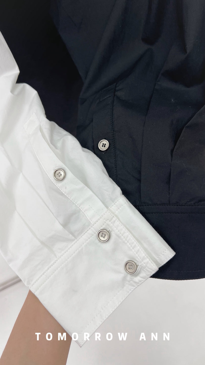 TOMORROW ANN Spring 2026 Minimalist Elegant Loose Fit Versatile Blouse
