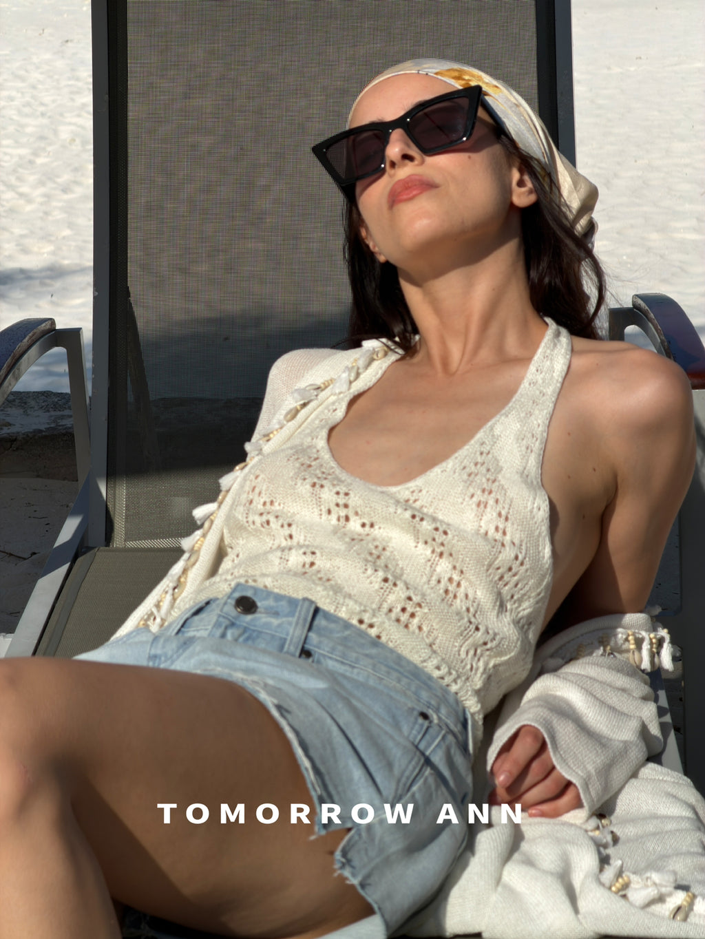 TOMORROW ANN High-Waisted Washed Denim Shorts - Versatile Spring Casual Essentials
