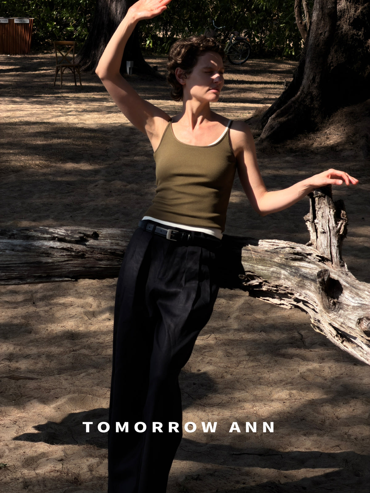 2026 Early Spring! 【TOMORROW ANN】Simple Versatile Slim-Fit Fashion Casual Pants (With Belt) 12392# OZQ
