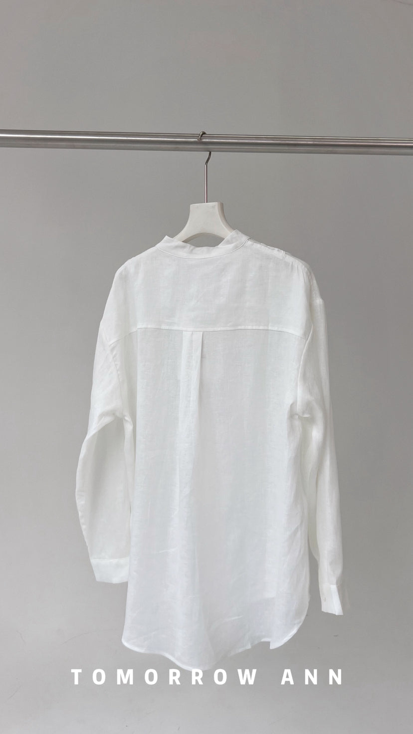 TOMORROW ANN Elegant Embroidered Hollow-Out Loose Blouse - 2026 Early Spring Collection