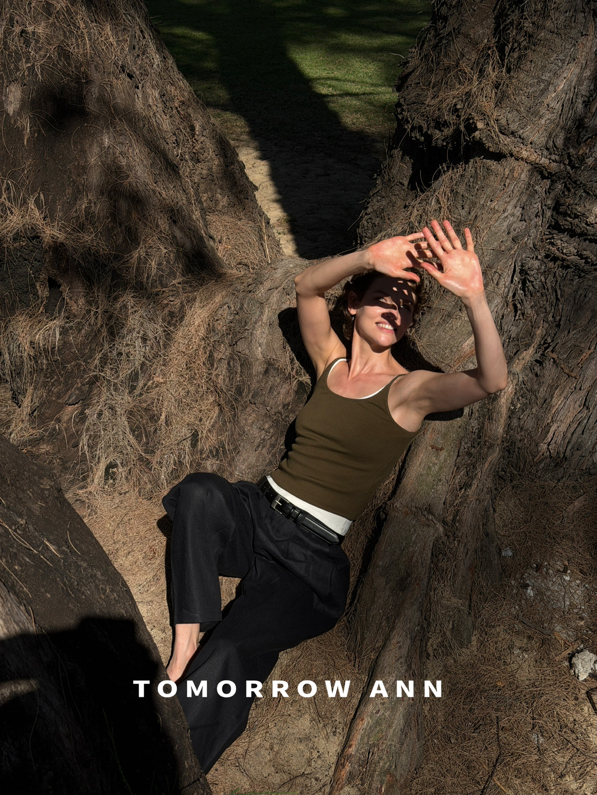 2026 Early Spring! 【TOMORROW ANN】Simple Versatile Slim-Fit Fashion Casual Pants (With Belt) 12392# OZQ