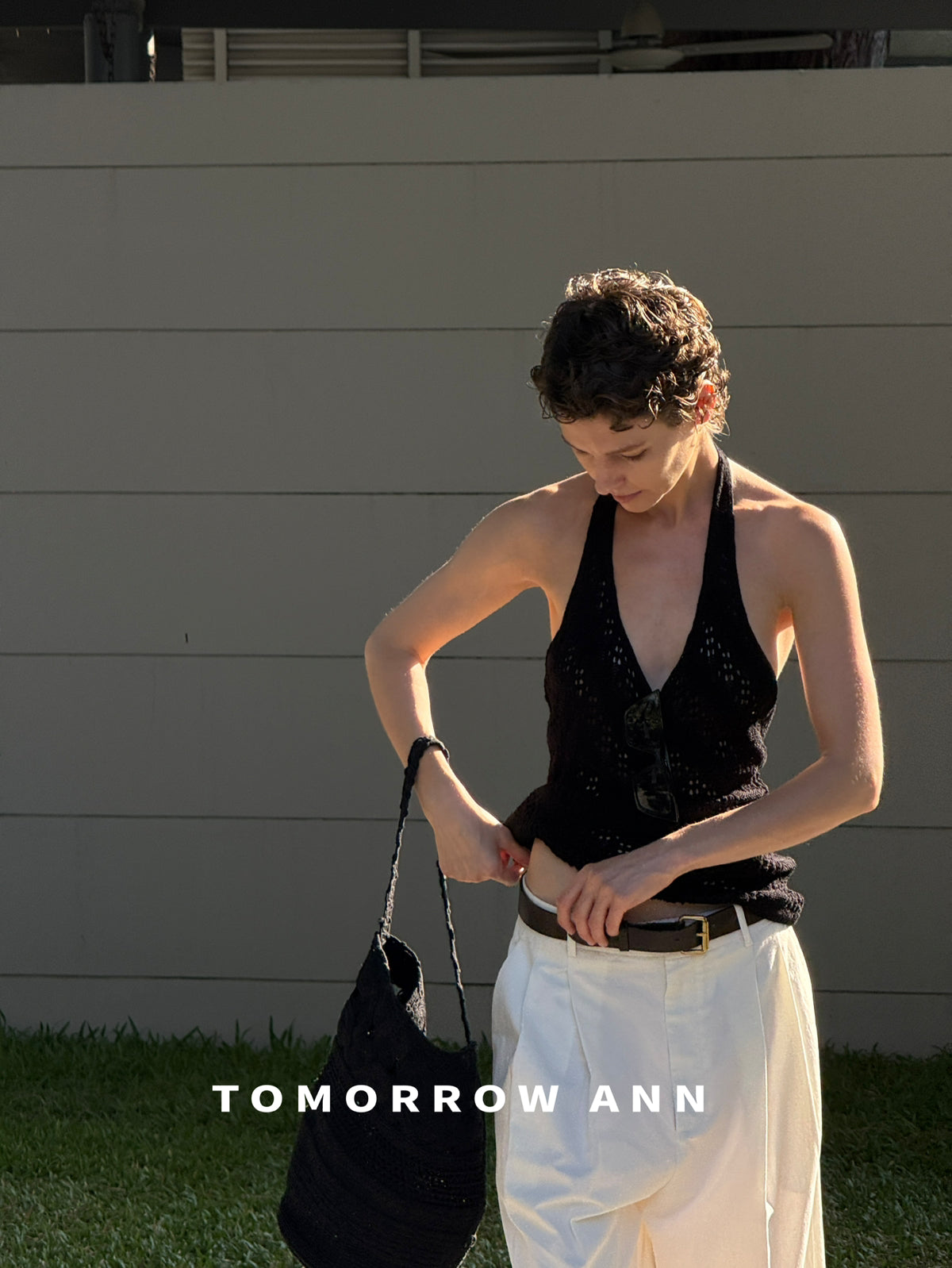 Early Spring 2026! 【TOMORROW ANN】Designer Versatile Halter Neck Fashion Vest 12731# OZQ