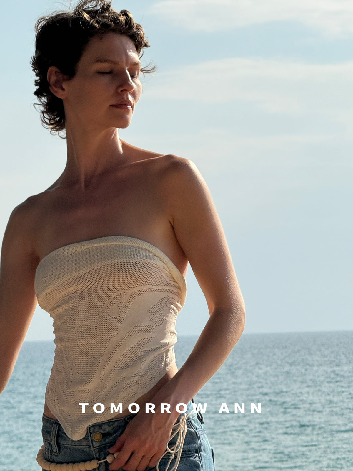 TOMORROW ANN Jacquard Textured Triangle Shawl - Premium Elegant Wrap for Women