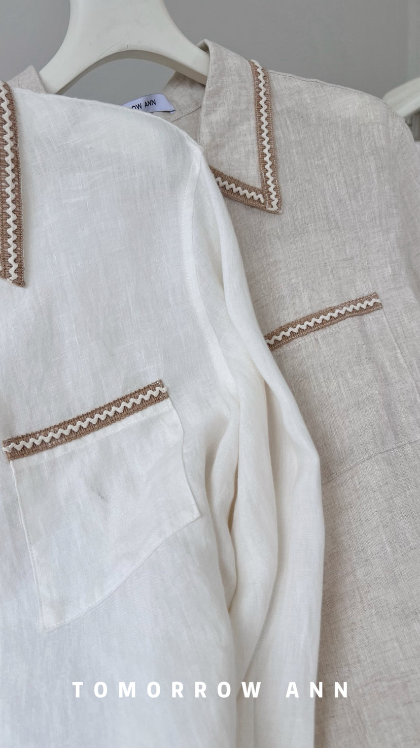 TOMORROW ANN Old Money Aesthetic Quiet Luxury Commuter Shirt - Spring 2026 Collection