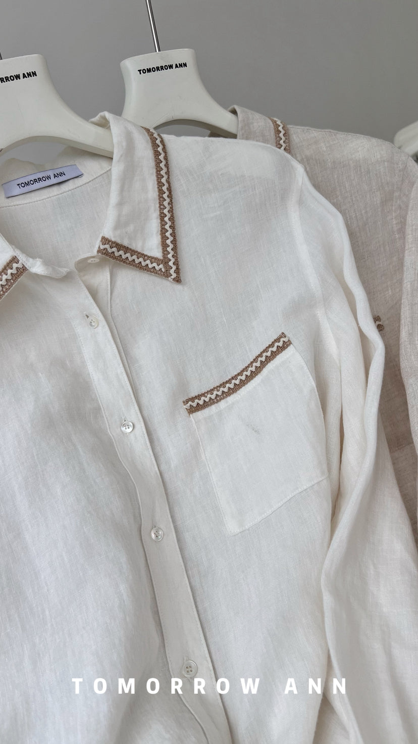 TOMORROW ANN Old Money Aesthetic Quiet Luxury Commuter Shirt - Spring 2026 Collection