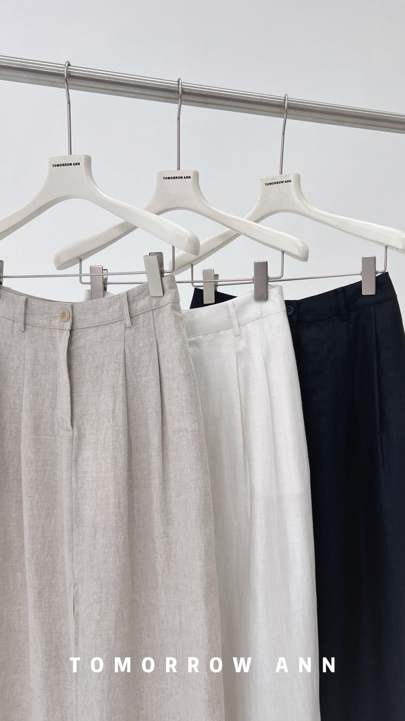 TOMORROW ANN Early Spring 2026 Elegant A-Line Midi Skirt - Slimming High-End Casual Designer Skirt