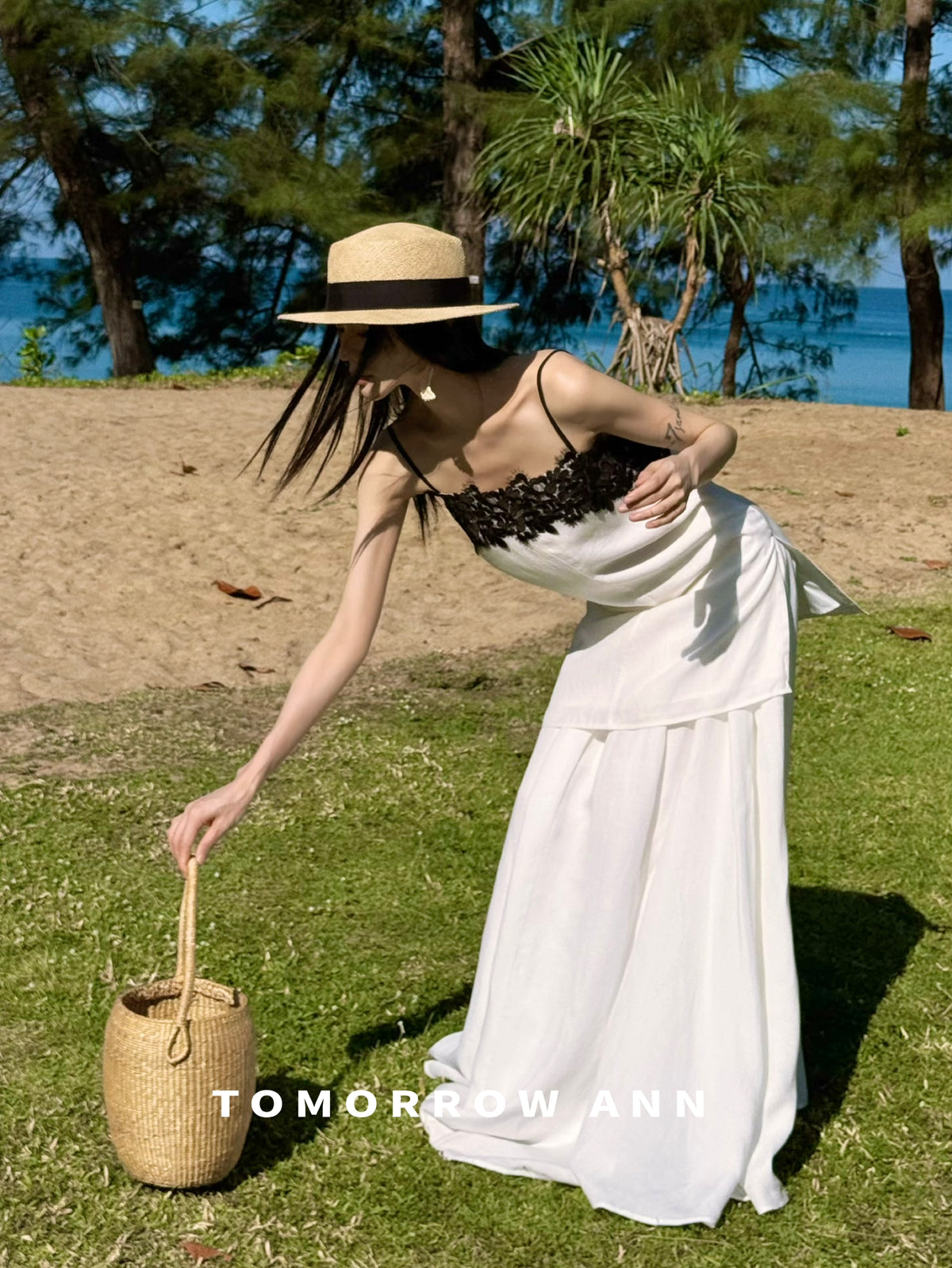 Tomorrow Ann Elegant Lace Patchwork Cami Top for Women - Spring 2026 New Arrival