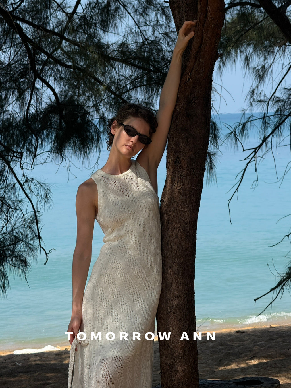 [TOMORROW ANN] Elegant Slim Fit Knit Dress & Vest Two-Piece Set - 2026 Spring Collection