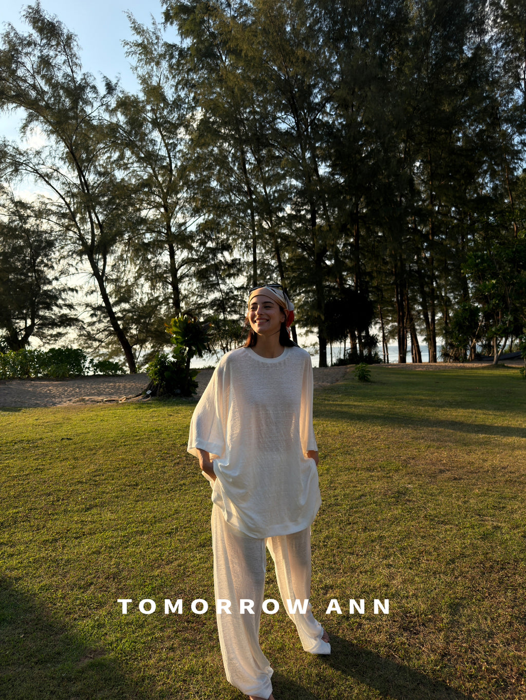 TOMORROW ANN Early Spring Minimalist Loose Casual Versatile Blouse for Women