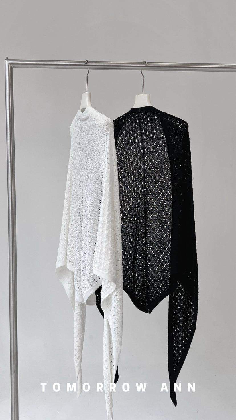 TOMORROW ANN Elegant Designer Fashion Shawl