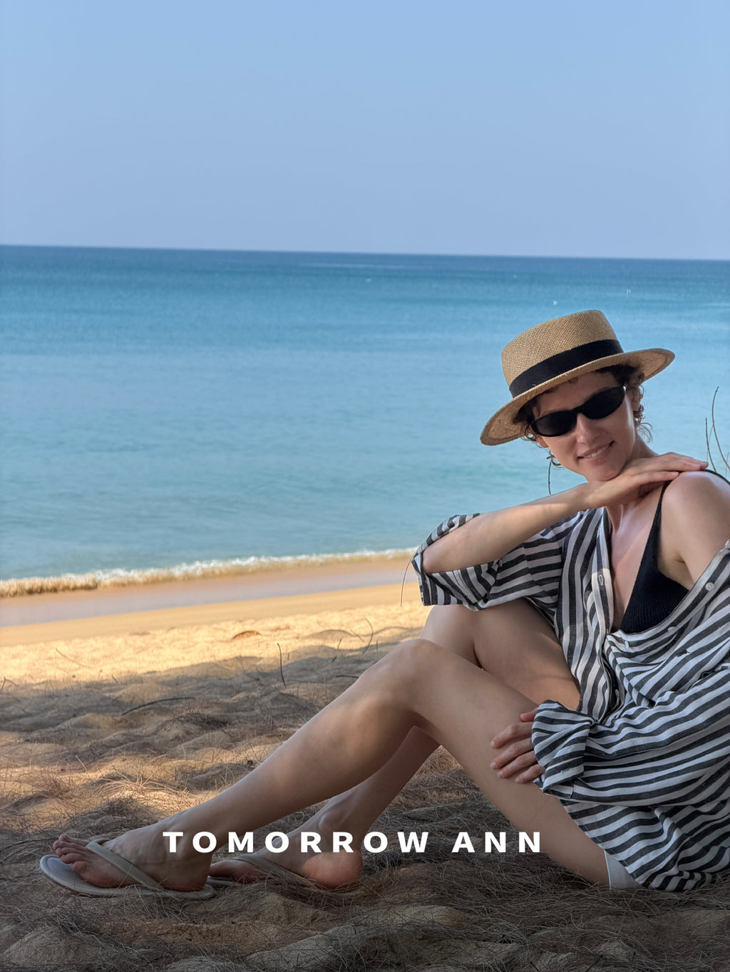 TOMORROW ANN Elegant Striped Commuter Fashion Shirt for Women - Early Spring Collection
