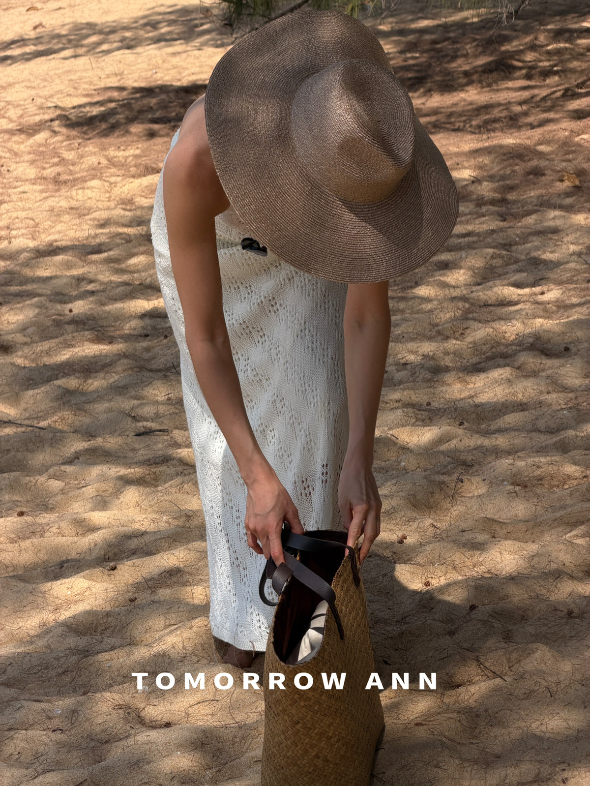 TOMORROW ANN Early Spring High-Waist Elegant Slimming A-Line Maxi Skirt