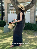 TOMORROW ANN Early Spring 2026 Elegant A-Line Midi Skirt - Slimming High-End Casual Designer Skirt
