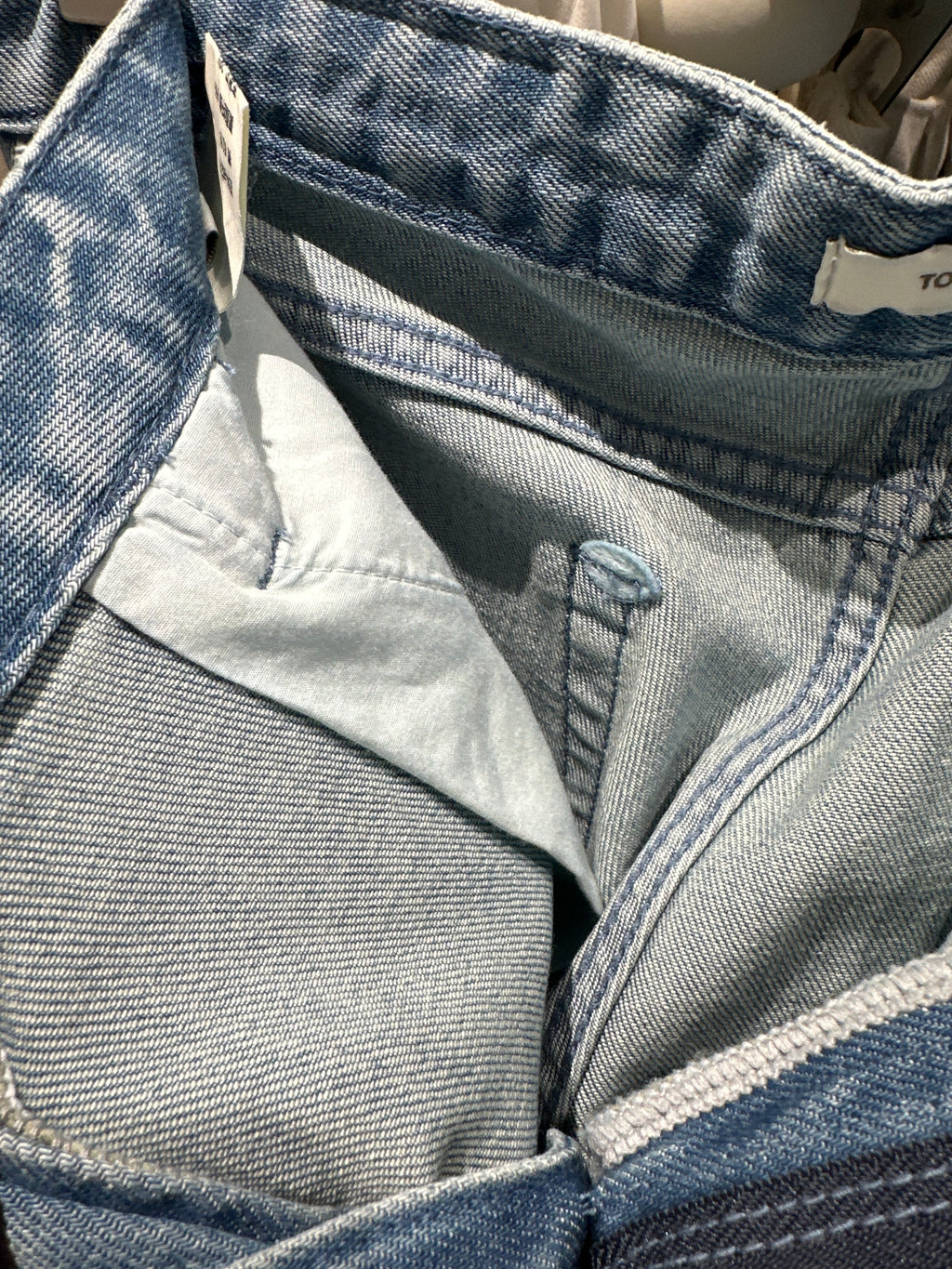 TOMORROW ANN Spring 2026 Minimalist Slim Bootcut Washed Denim Jeans