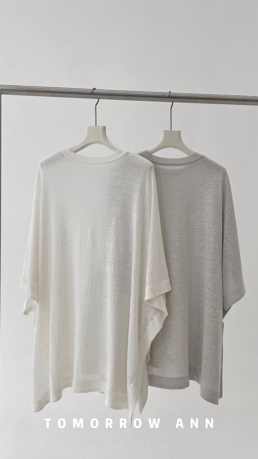 TOMORROW ANN Early Spring Minimalist Loose Casual Versatile Blouse for Women