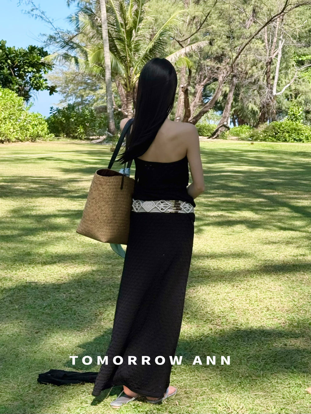 TOMORROW ANN Elegant High-Waist Slimming Maxi Skirt - Early Spring Fashion