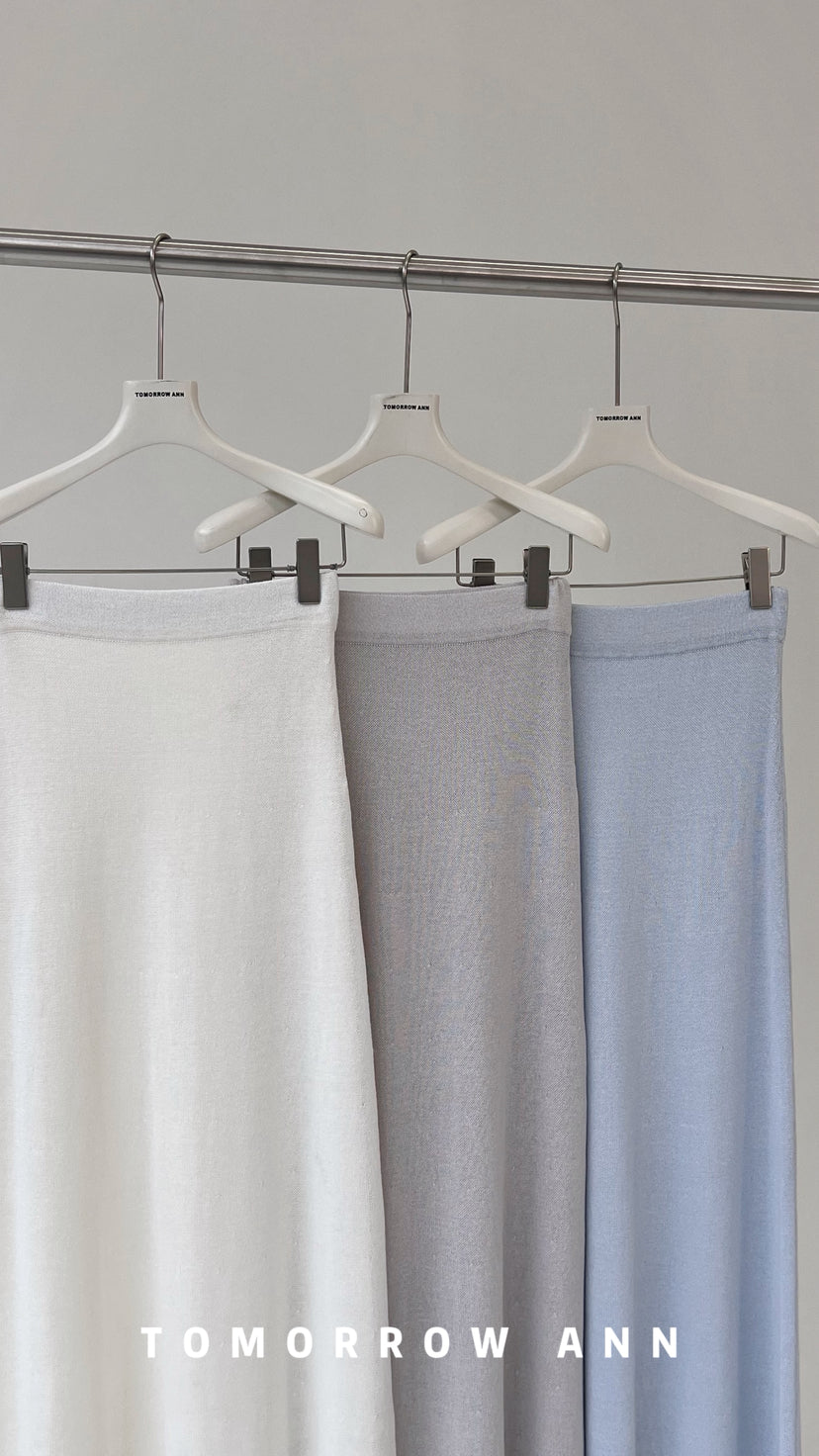 TOMORROW ANN 2026 Early Spring Elegant Slimming Casual A-Line Midi Skirt