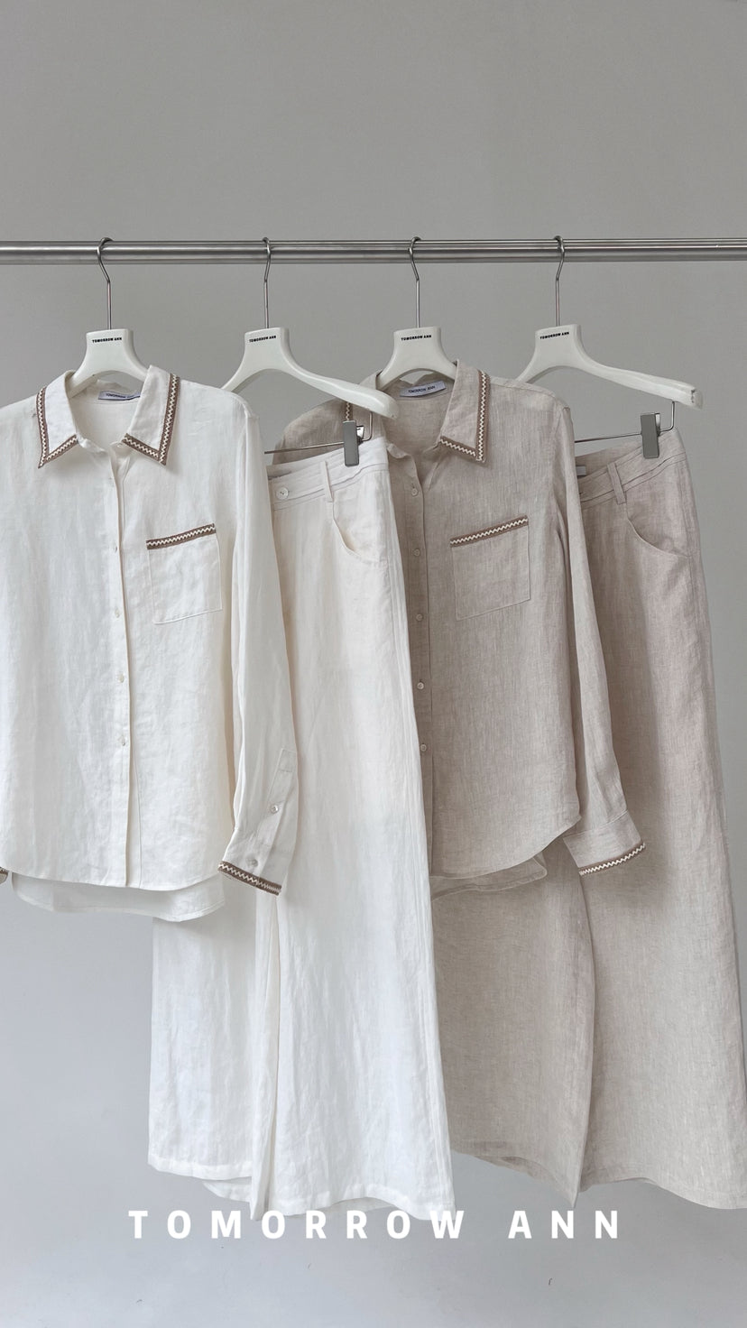 TOMORROW ANN Old Money Aesthetic Quiet Luxury Commuter Shirt - Spring 2026 Collection