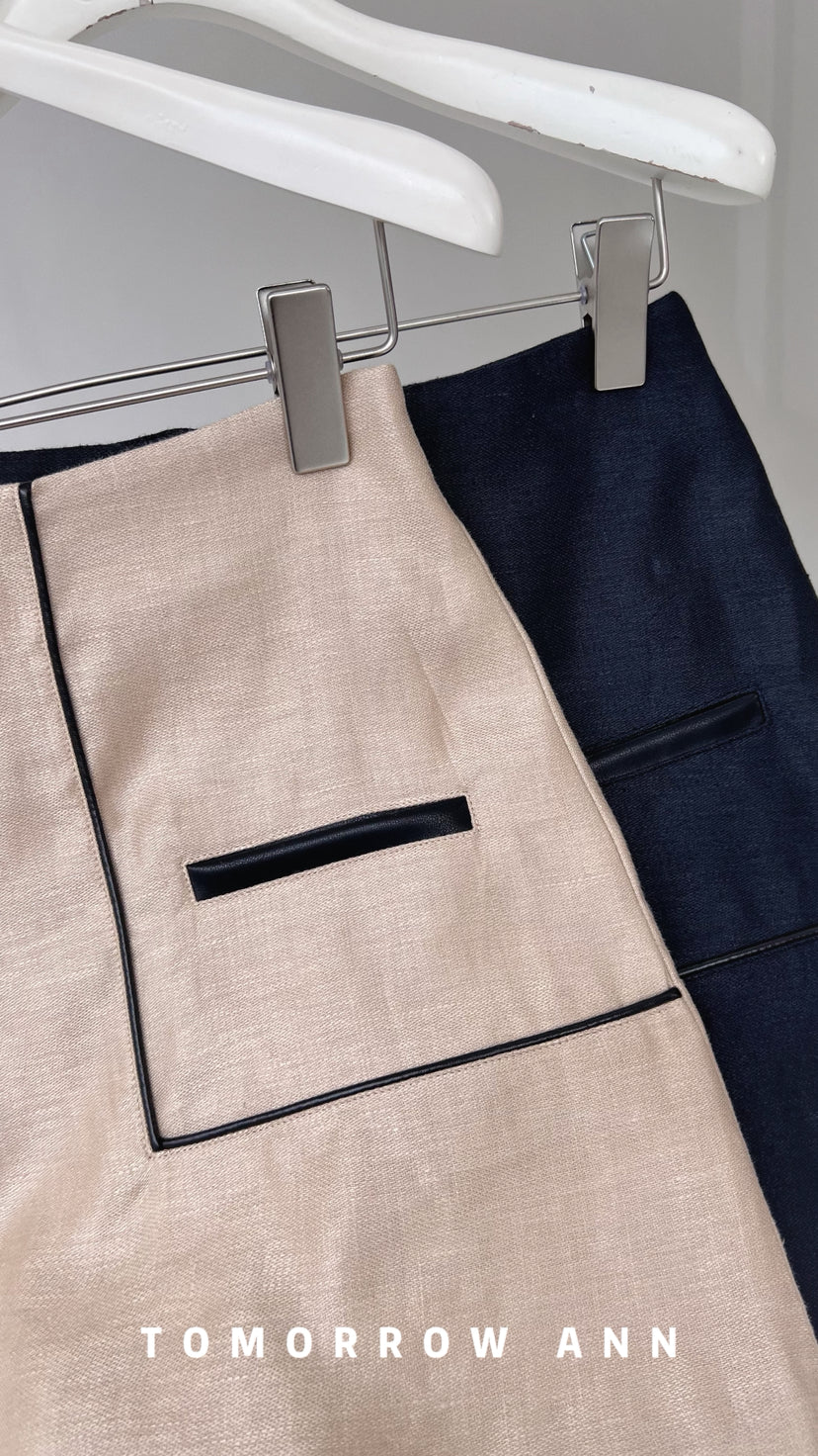 Early Spring 2026! 【TOMORROW ANN】Designer Versatile Slimming A-Line Skirt 12699# OZQ