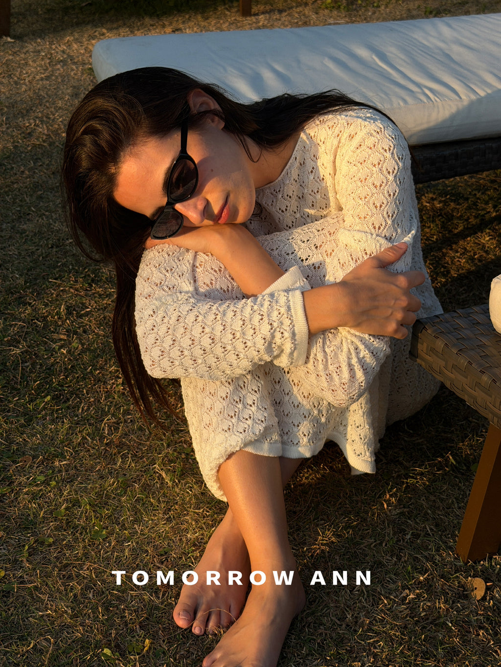 Early Spring 2026! 【TOMORROW ANN】 Hollow-out Open Back Slim Fit Maxi Dress (Contains 15% Wool) 12751# OZQ