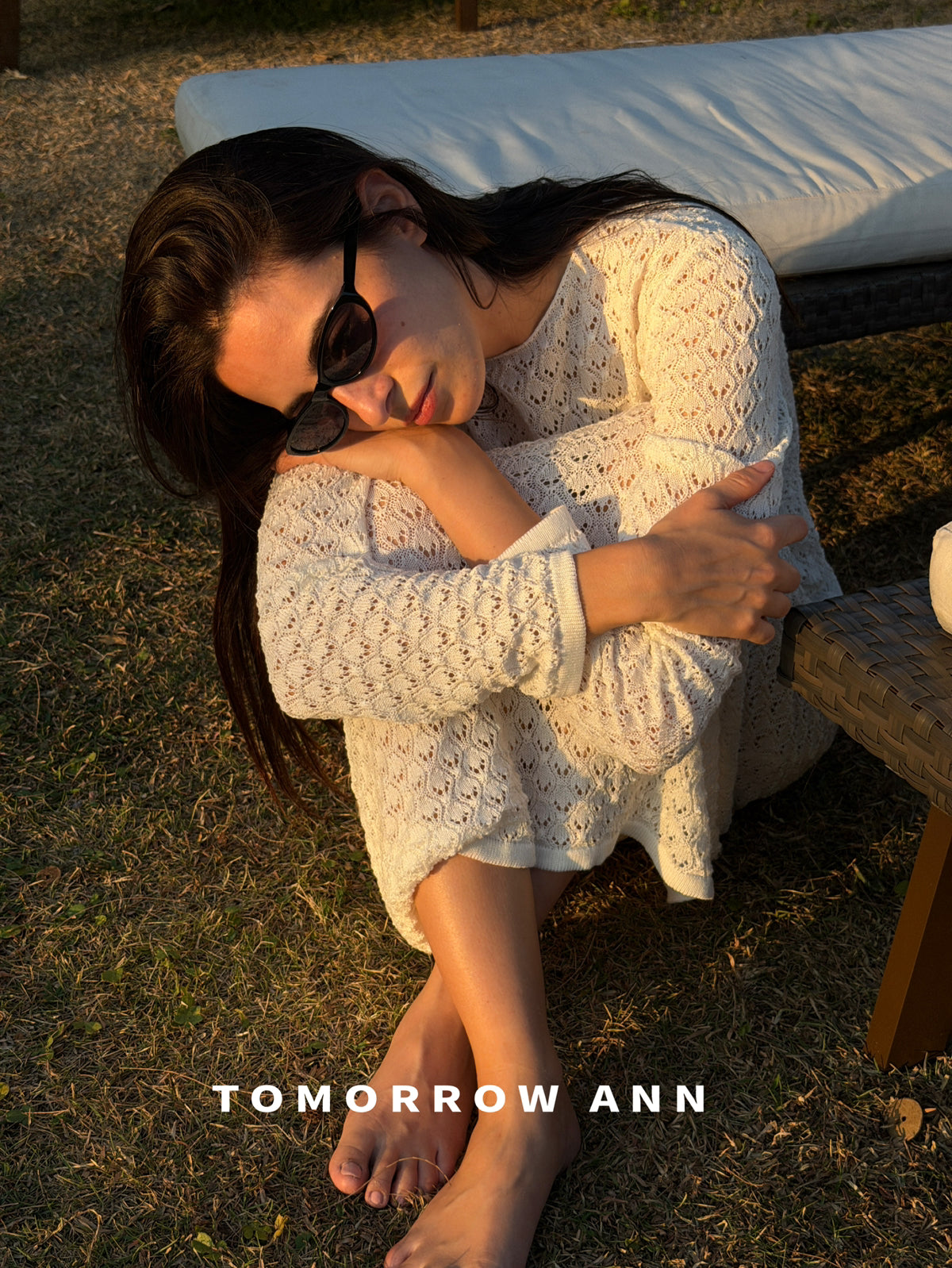 Early Spring 2026! 【TOMORROW ANN】 Hollow-out Open Back Slim Fit Maxi Dress (Contains 15% Wool) 12751# OZQ
