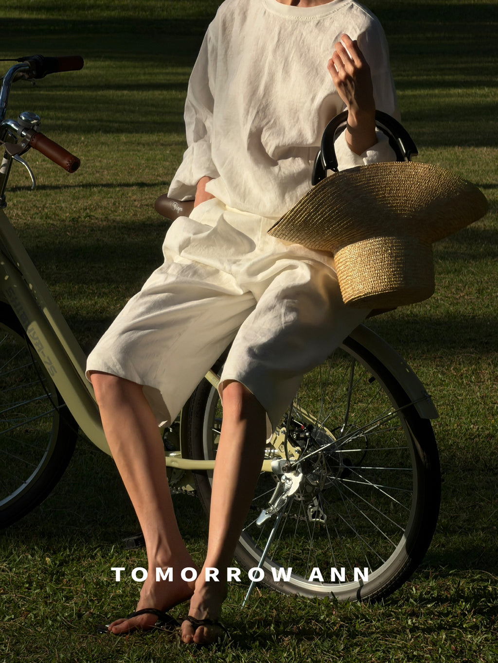 TOMORROW ANN Spring 2026 Elegant Loose-Fit Blouse - Minimalist Relaxed Style