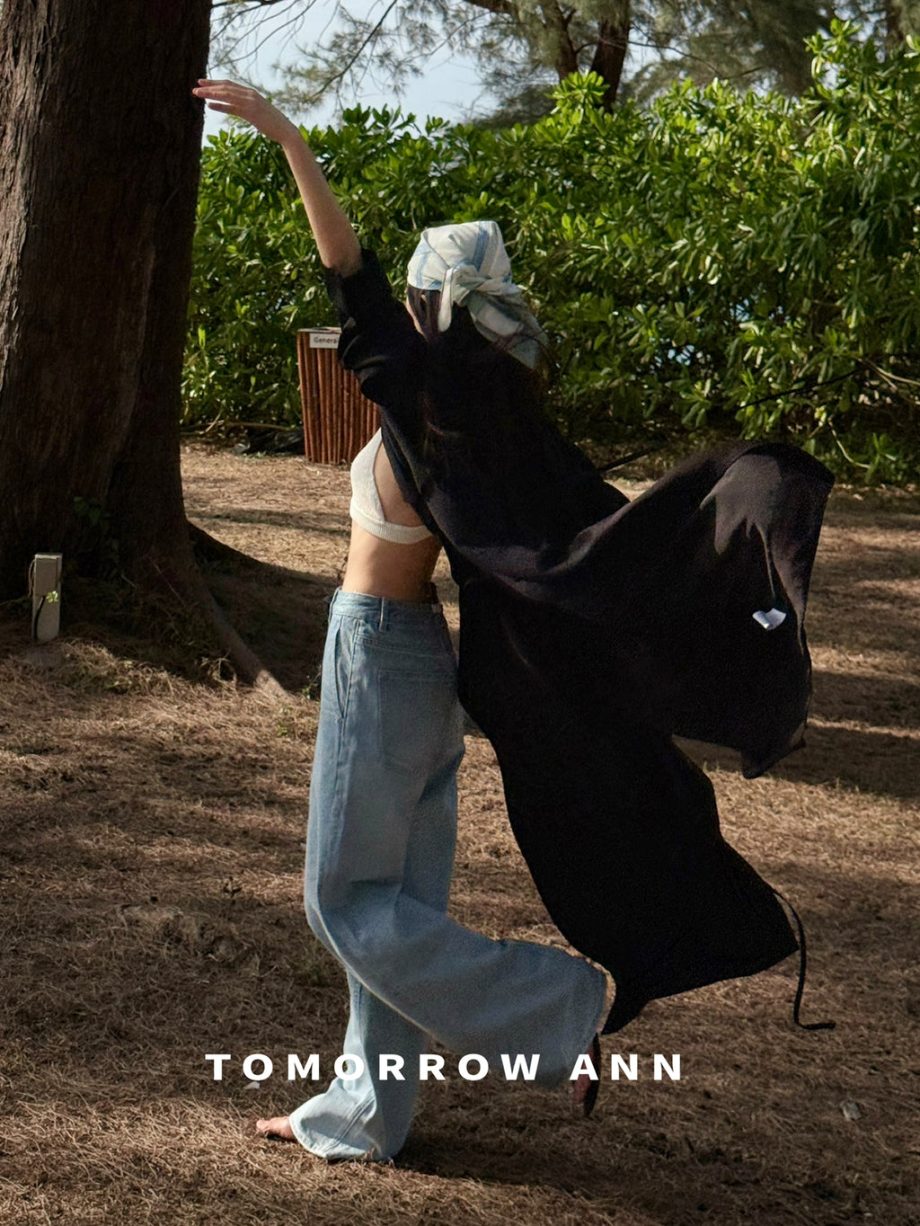 2026 Early Spring! 【TOMORROW ANN】 Minimalist Loose Drape Trench Coat (Contains 7.7% Sheep Wool) 12680# OZQ