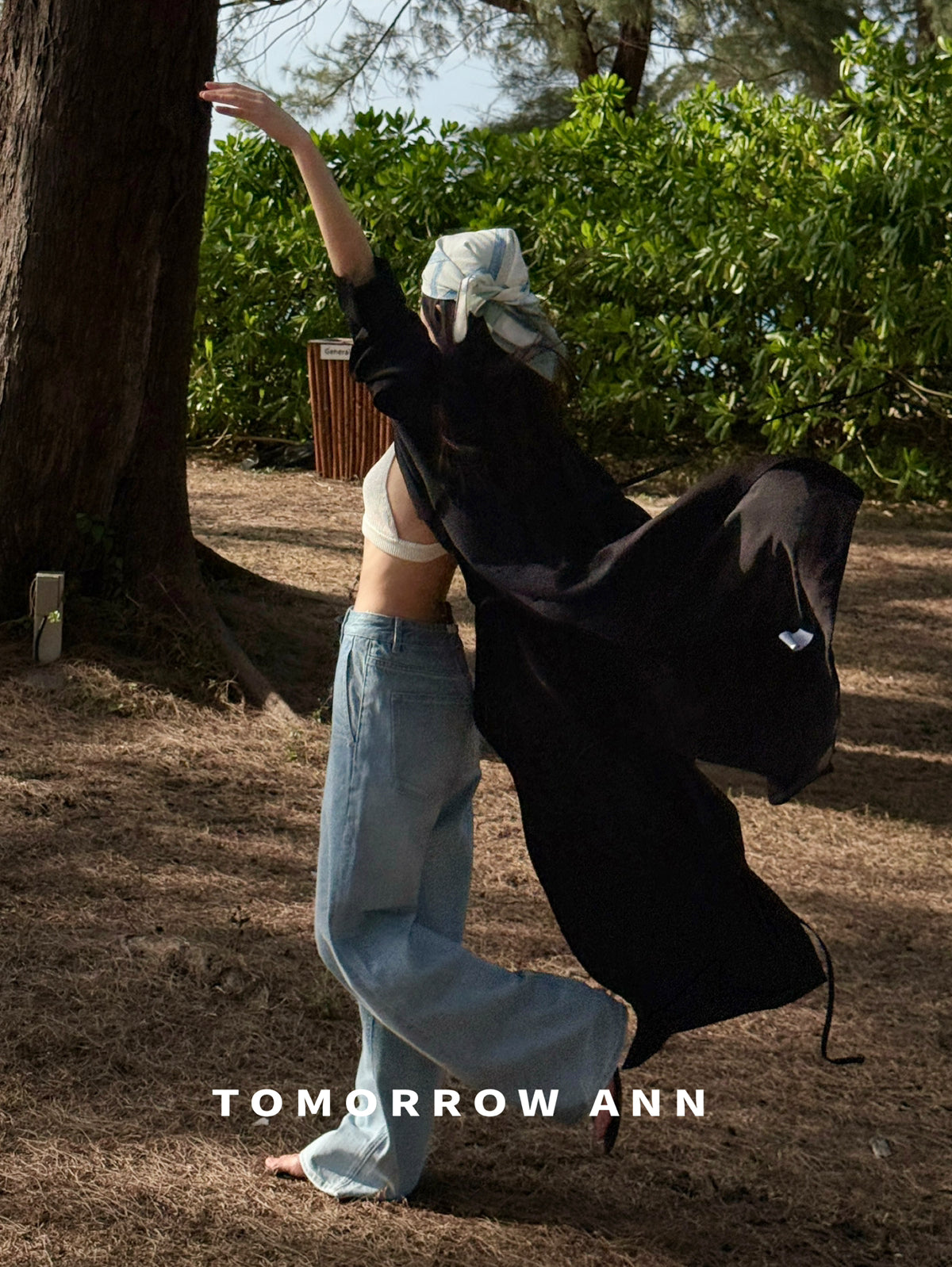 2026 Early Spring! 【TOMORROW ANN】 Minimalist Loose Drape Trench Coat (Contains 7.7% Sheep Wool) 12680# OZQ