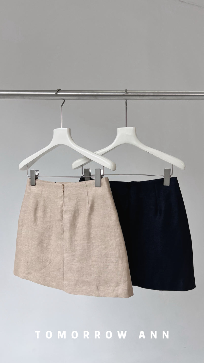 Early Spring 2026! 【TOMORROW ANN】Designer Versatile Slimming A-Line Skirt 12699# OZQ