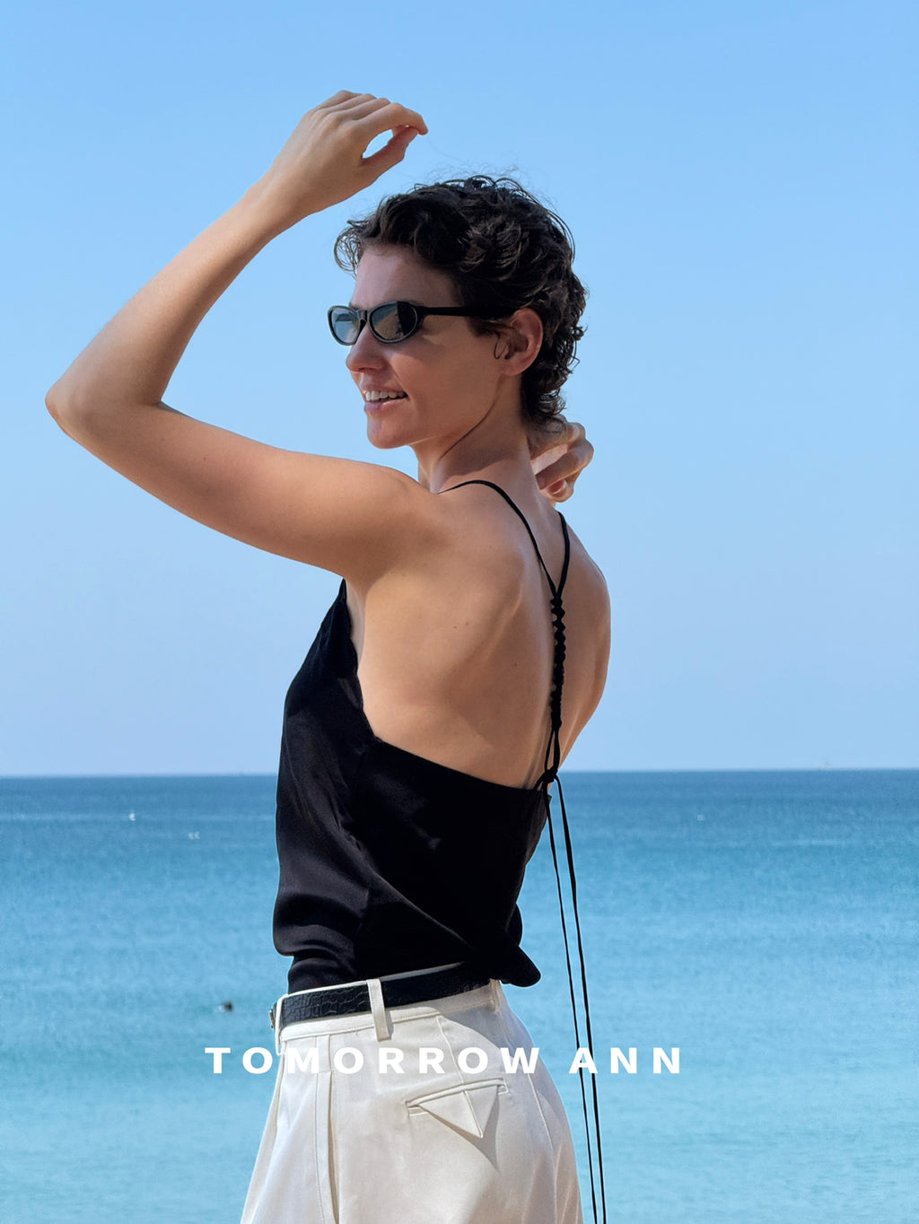 Early Spring 2026! 【TOMORROW ANN】Hand-Woven Cord Embroidered Camisole Vest 12668# OZQ