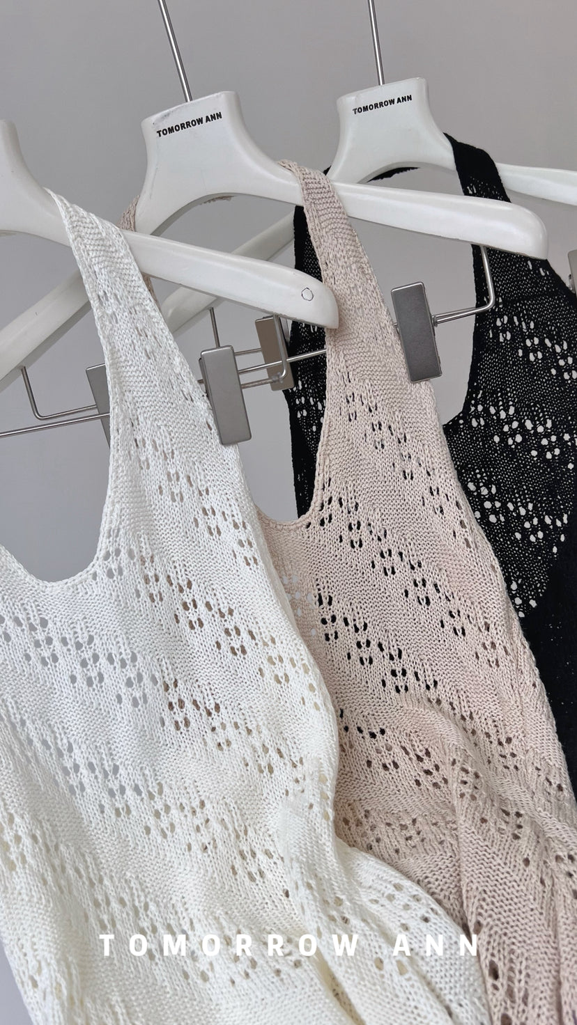 Early Spring 2026! 【TOMORROW ANN】Designer Versatile Halter Neck Fashion Vest 12731# OZQ