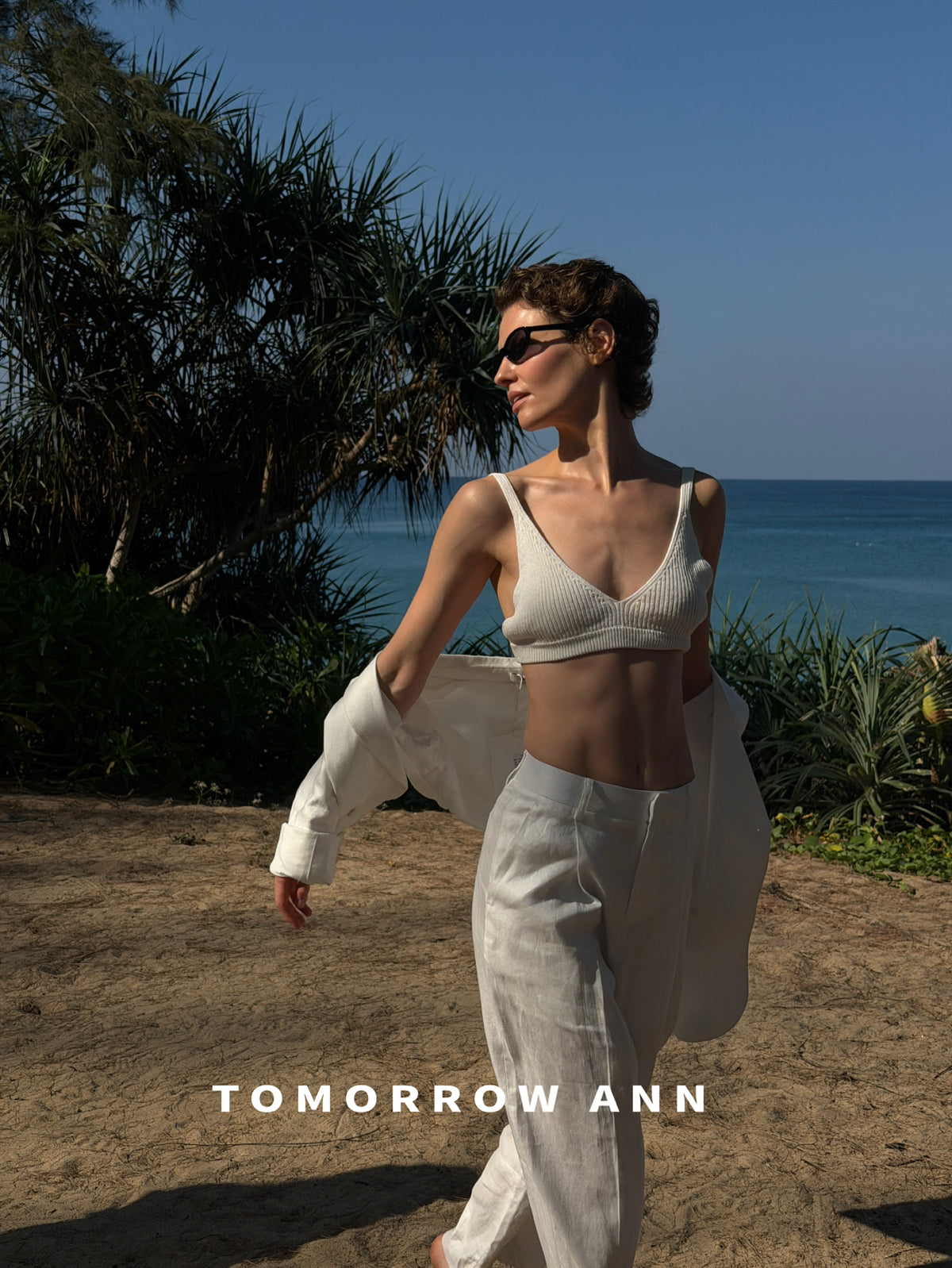 TOMORROW ANN Elegant Business Casual Double-Breasted Blazer - Timeless Commuter Style