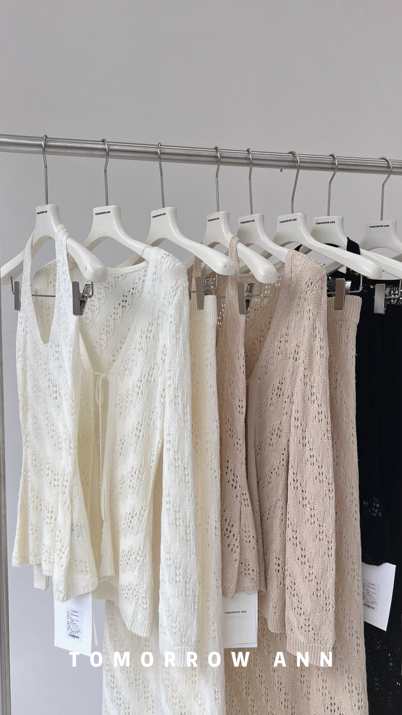 Early Spring 2026! 【TOMORROW ANN】Designer Versatile Halter Neck Fashion Vest 12731# OZQ