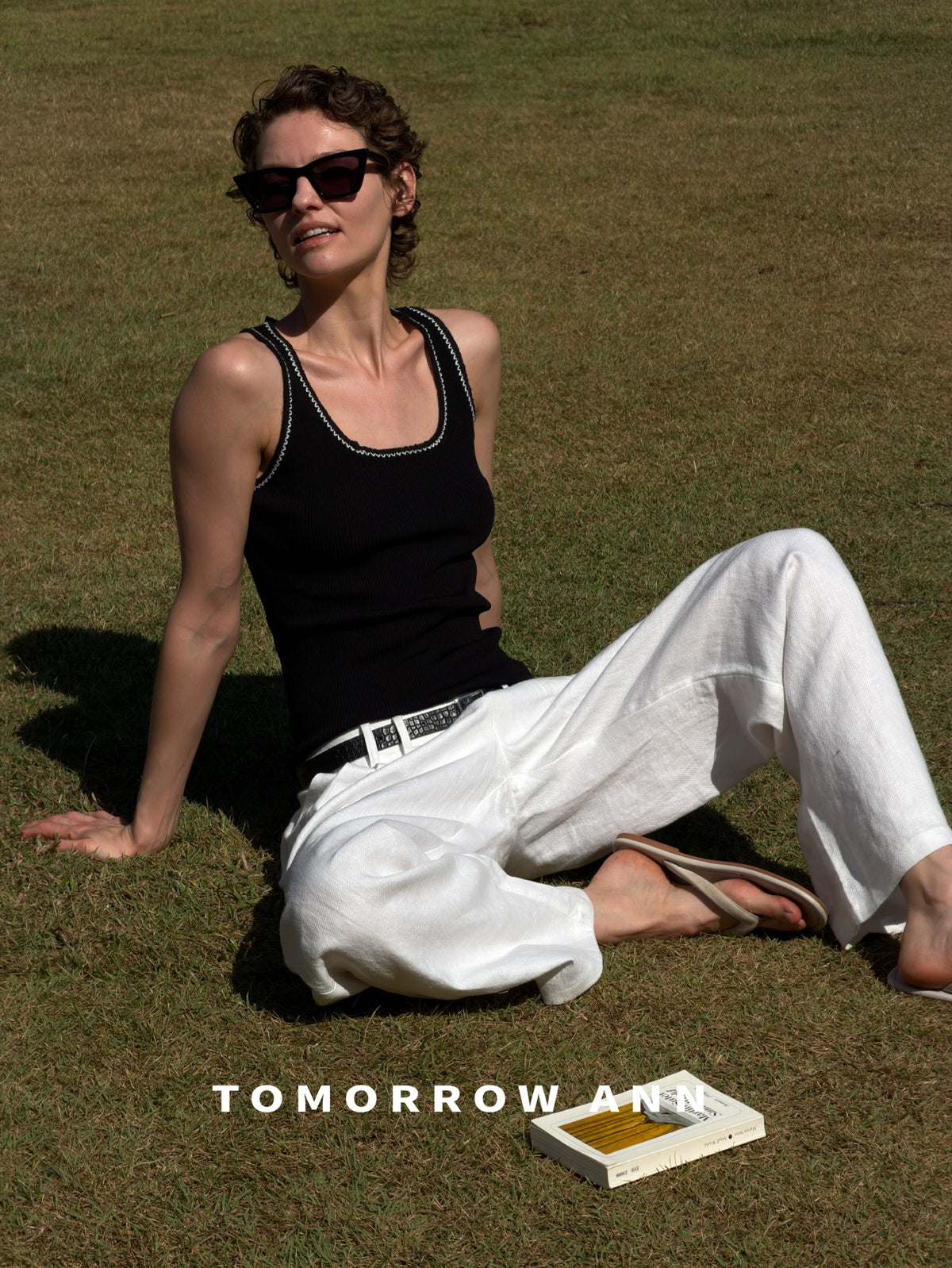 2026 Early Spring! 【TOMORROW ANN】Simple Versatile Slim-Fit Fashion Casual Pants (With Belt) 12392# OZQ