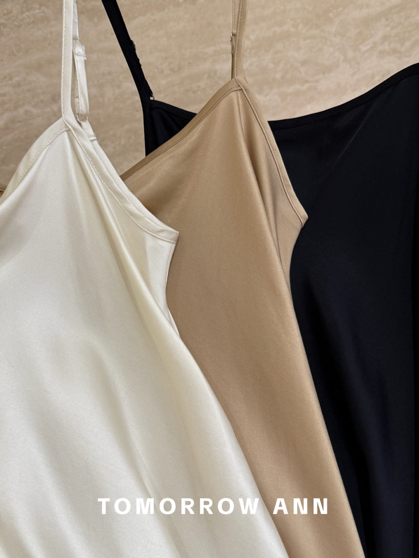 Autumn New Arrival! 【TOMORROW ANN】Spliced Lace Fashion Temperament Camisole Vest 11953# OZQ