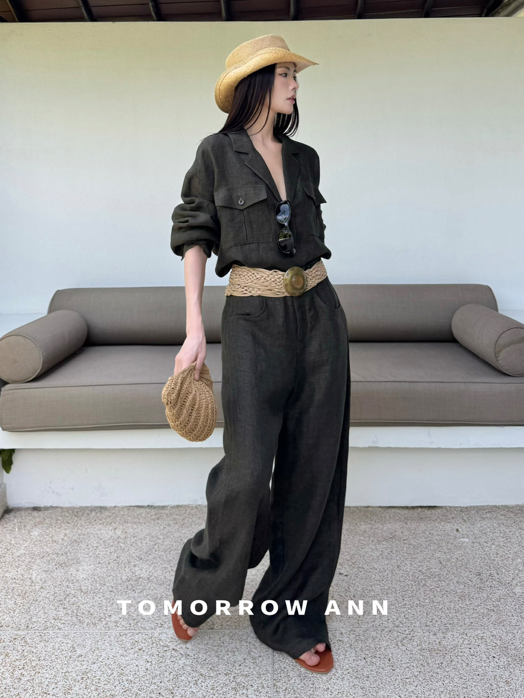 Early Spring 2026! [TOMORROW ANN] Retro Temperament Commuter Versatile Short Jacket 12860# OZQ