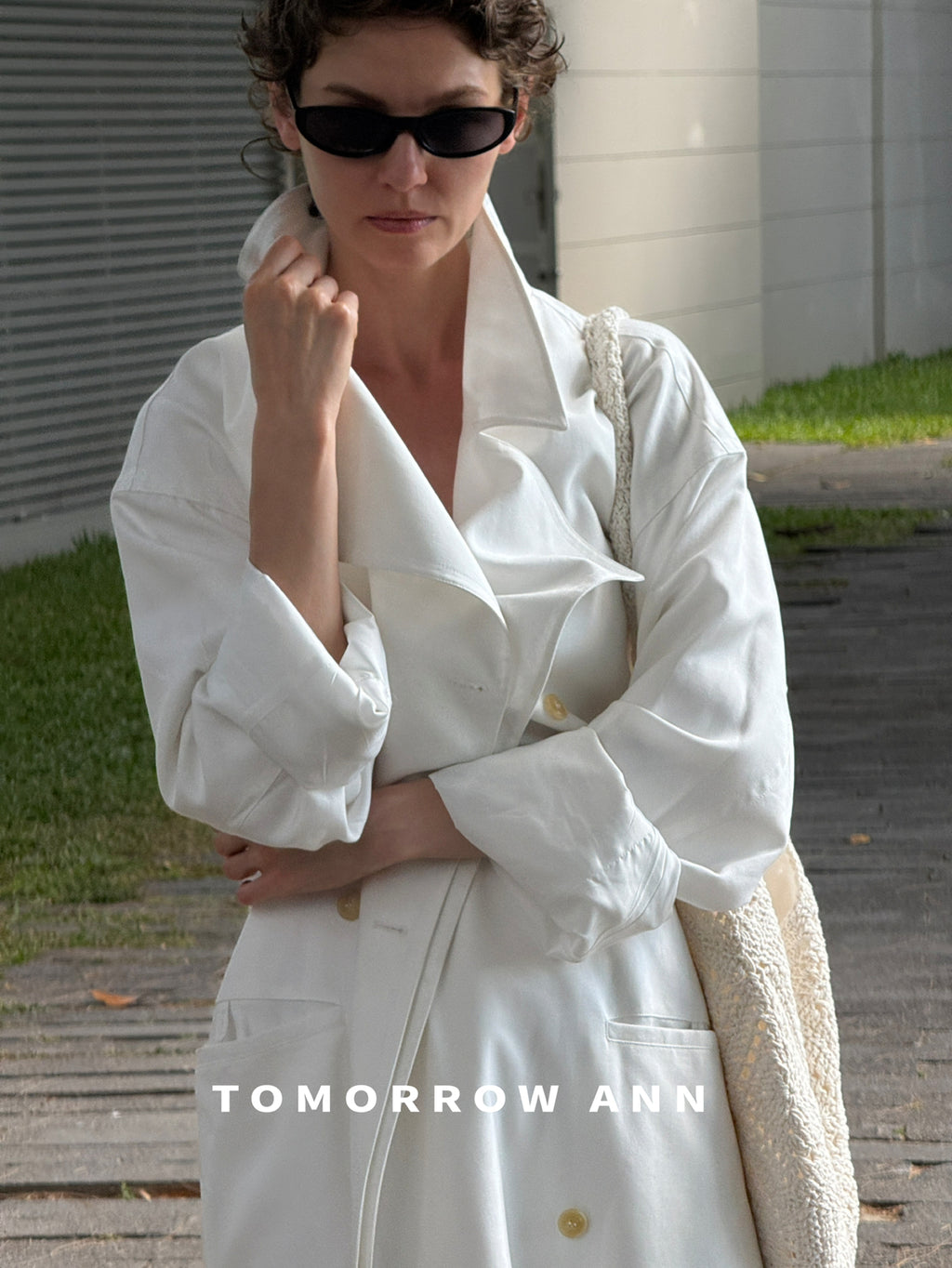 Spring 2026! [TOMORROW ANN] Designer Elegant Long Versatile Trench Coat (with Belt) 12871# OZQ