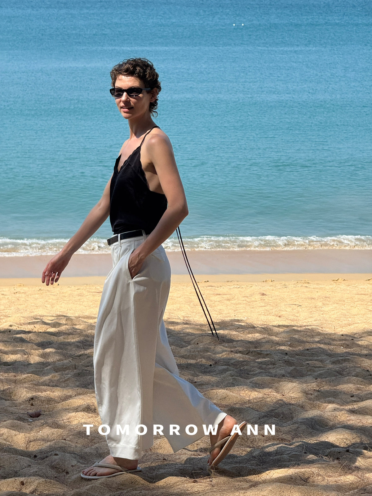 Early Spring 2026! 【TOMORROW ANN】Hand-Woven Cord Embroidered Camisole Vest 12668# OZQ