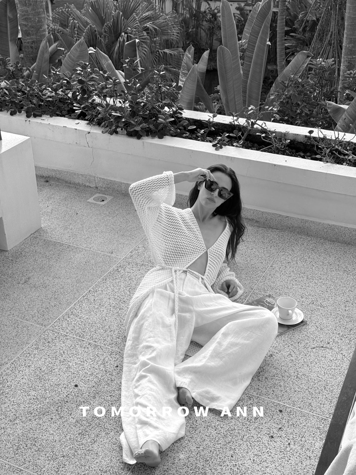 Spring 2026! 【TOMORROW ANN】Color-Block Webbing Decorated Casual Pants 12513# OZQ