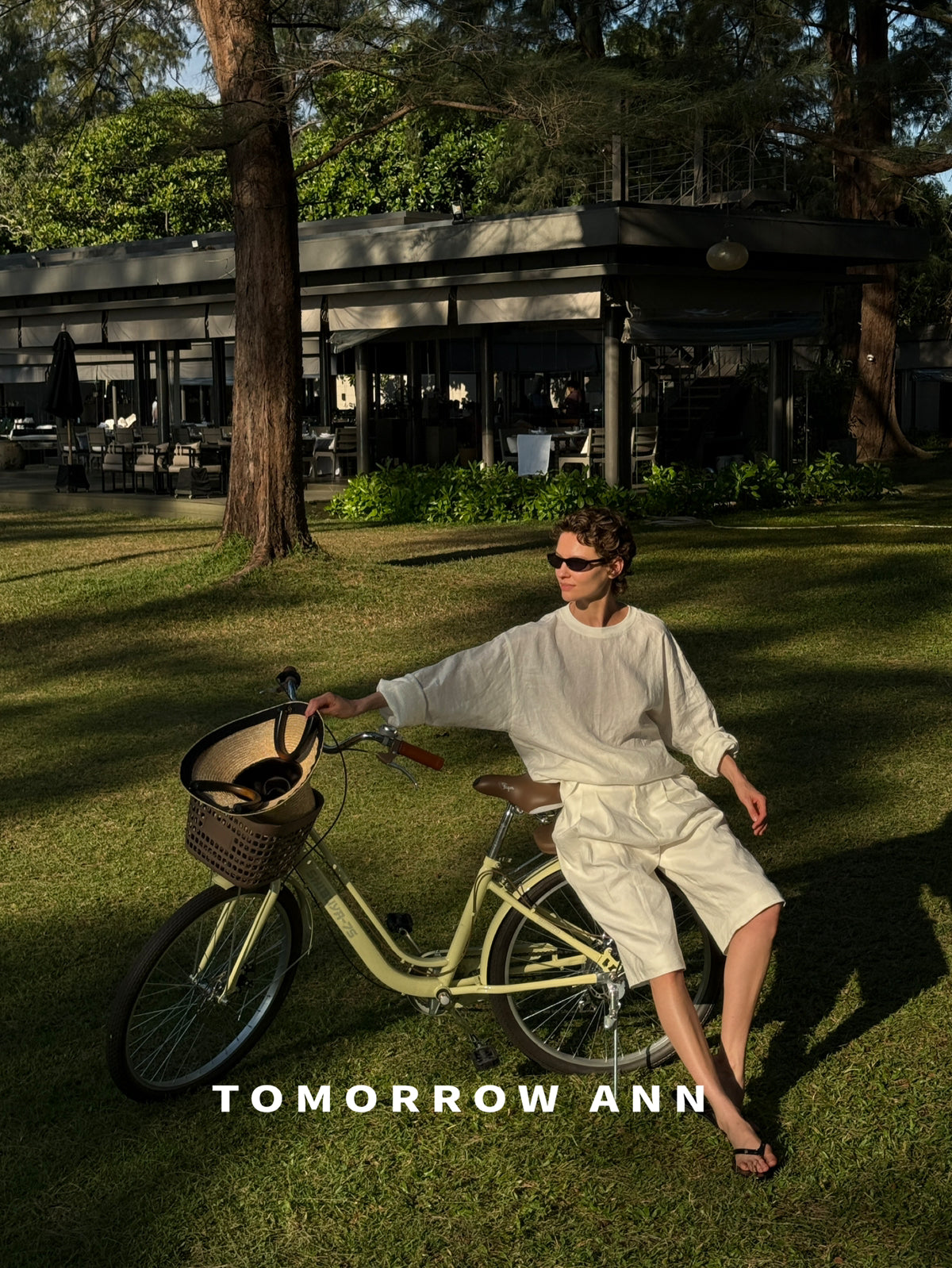 TOMORROW ANN Spring 2026 Elegant Loose-Fit Blouse - Minimalist Relaxed Style