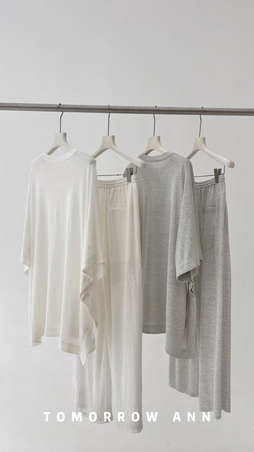 TOMORROW ANN Early Spring Minimalist Loose Casual Versatile Blouse for Women