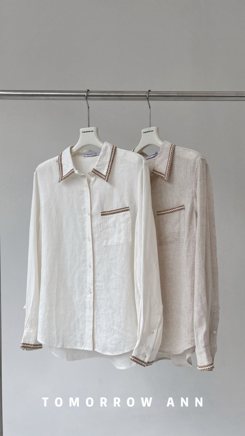 TOMORROW ANN Old Money Aesthetic Quiet Luxury Commuter Shirt - Spring 2026 Collection